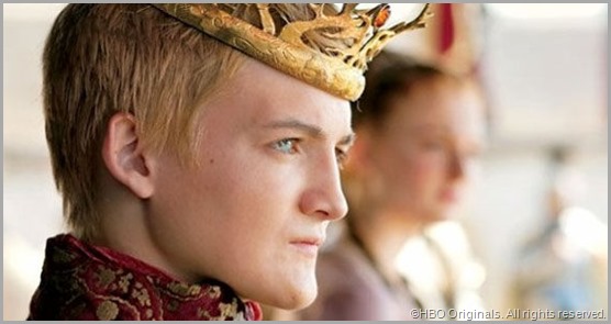 Angry bastard Joffrey. I'd behead people too if I looked like an androgynous in-bred albino. CLICK to visit the official GAME OF THRONES site.