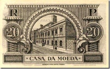 Casa da Moeda.10 (20 ctvs 1925)