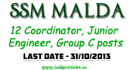 SSM Malda Jobs 2013