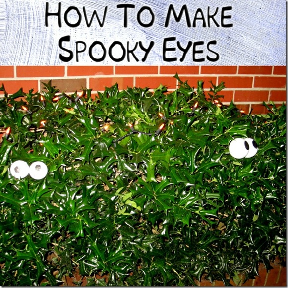 How To Make Spooky Eyes