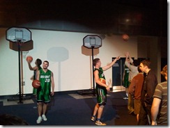 Shooting hoops