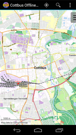 Cottbus Offline City Map