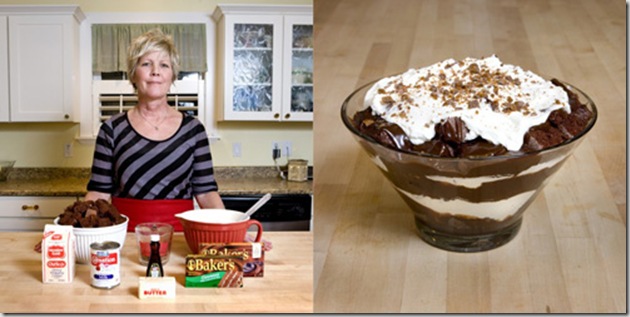 Melanie Hill, 50 years old, American Fork, Utah, USA. Chocolate Toffee Trifle