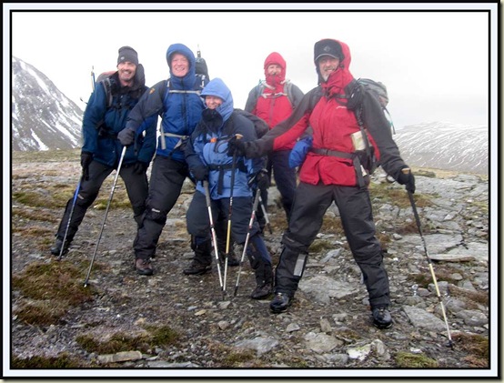 On the breezy summit of Meall Odhar (656m)