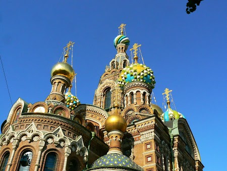 Obiective turistice Rusia: Biserica Sfantului Sange St. Petersburg