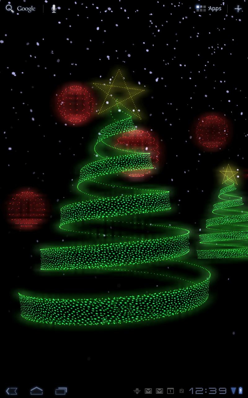 Holiday Lights Live Wallpaper Screen 3