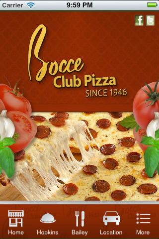 Bocce's Club Pizza