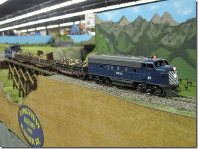 IMG_5621 Waterville Plateau F7A #67 on the LK&R HO-Scale Layout at the WGH Show in Portland, OR on February 18, 2007