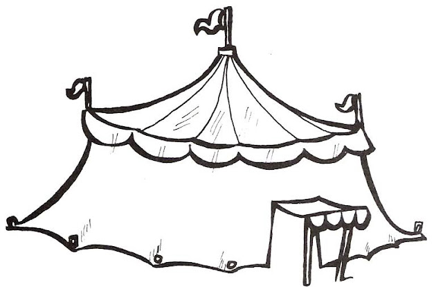 pics Colorear Carpa Circo Dibujo Facil carpa circo para colorear