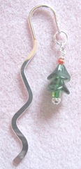 2011 Beaded gifts..xmas tree metal hook bookmark