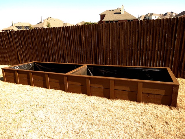 building raised garden box style with cents9