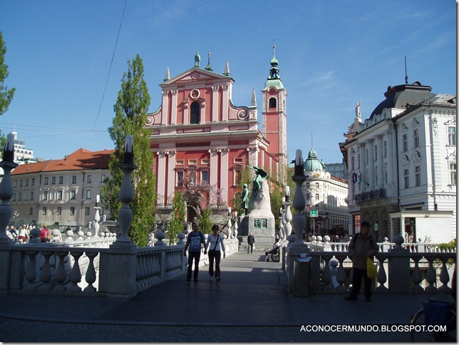 024-Liubliana-Puente Triple e Iglesia Franciscana de la Anunciación-P4280180