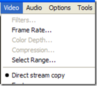 VirtualDub Video Direct stream copy