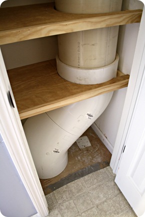 The New Laundry Chute From Thrifty Decor Diy Laundry Chute Pvc Pipe