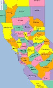 California Map Puzzle