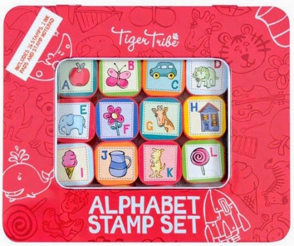 Tiger Tribe Alphabet Stamp set
