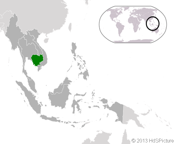 lokasi Kamboja