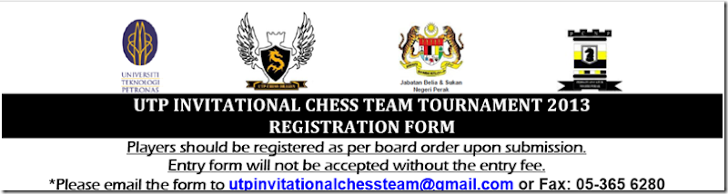 UTP Invitational Chess Team Tournament 2013 logo