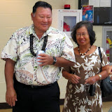 Mayor and Mrs Arakawa arrive at KCC for MECO meeting