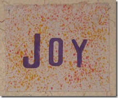 Joy splatter