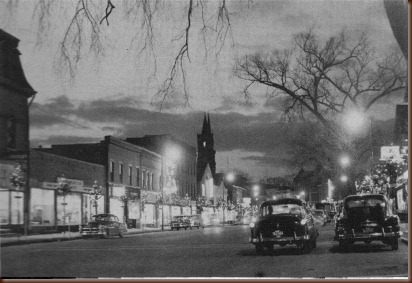 Ware Mass Main St looking wWst 1960