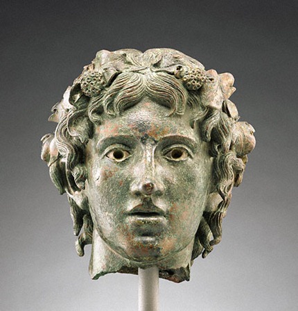 Head of the young Bacchus