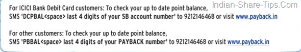 Paybavck points balance