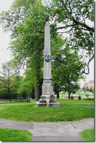 McDowell Monument and Burial Site on Presbyterian Church grounds