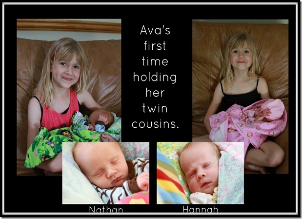 Ava and twins