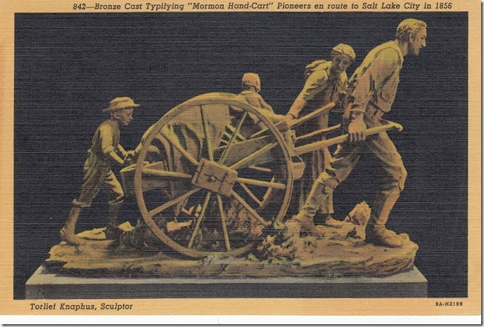 Handcart Pioneers Postcard