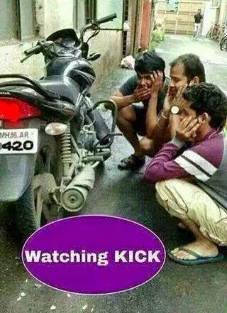 Watching Kick Funny Image