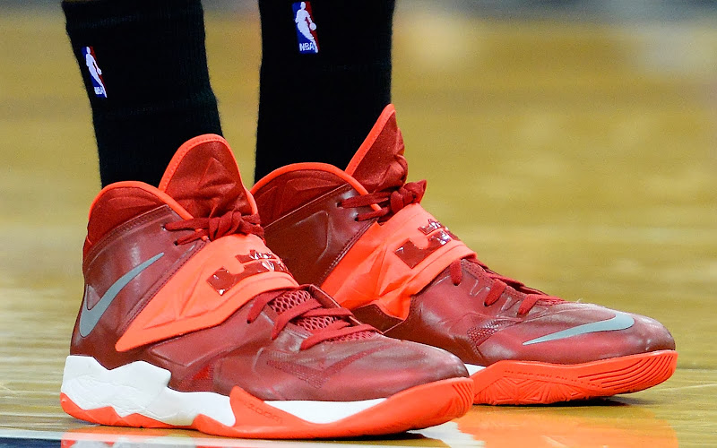 Lebron Wearing Zoom Soldier 8 Tattoos