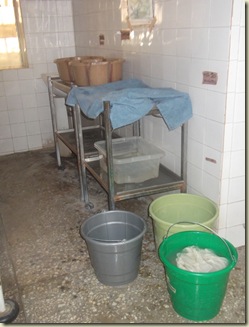 our disinfection area for cleaning instruments between deliveries_sm