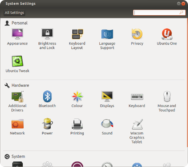 gnome control center gnome control center