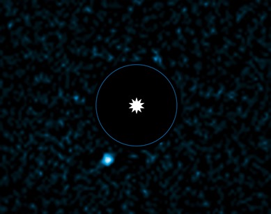 imagem do exoplaneta HD 95086 b