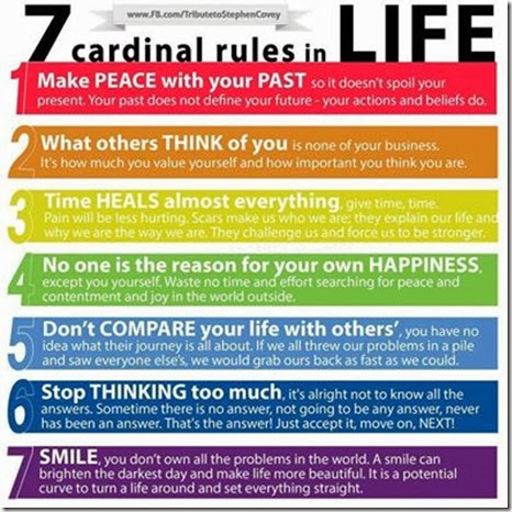 7 cardinal rules of life