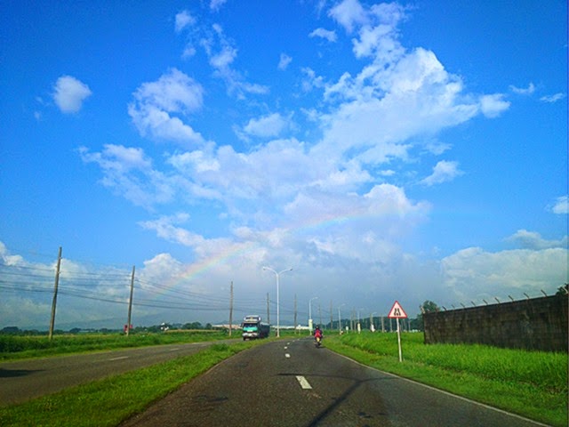 IMG_8102 Rainbow on a Clear Morning Sky