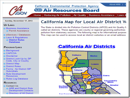 California Air Resources Board - Air Permitting