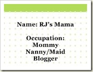 Mommy Blogger Business Card