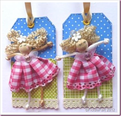 Pink Doll Gift Tags
