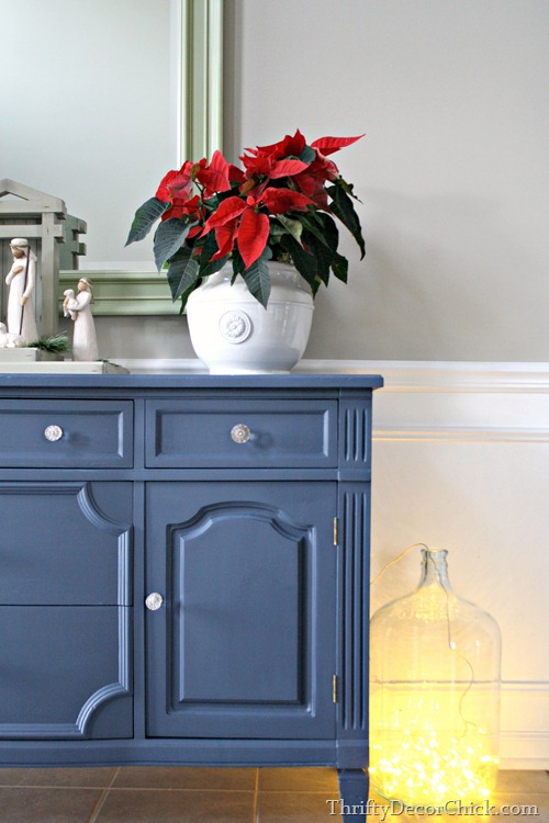 navy blue dresser