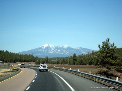 Mt. Humphreys, heading north on I-17