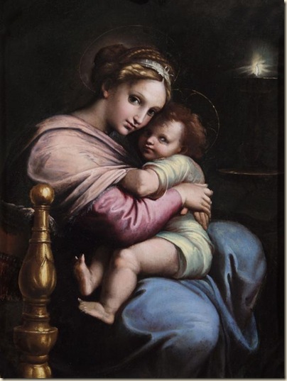 Giulio Romano, Vierge à l'enfant
