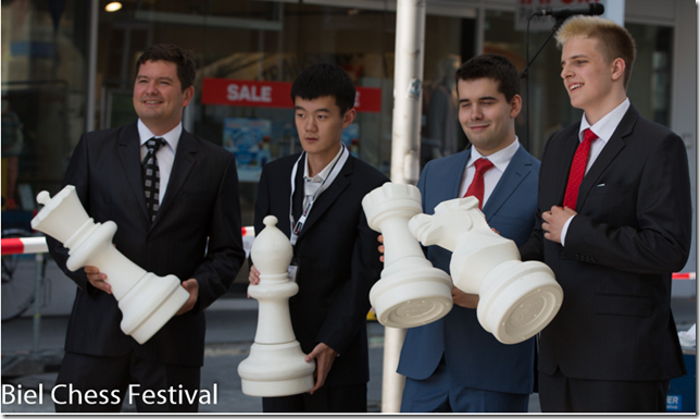Four GMs in Biel Chess Festival 2013