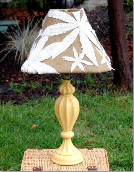 friday feature--anthropologie inspired lamp shade from the turquoise piano blog