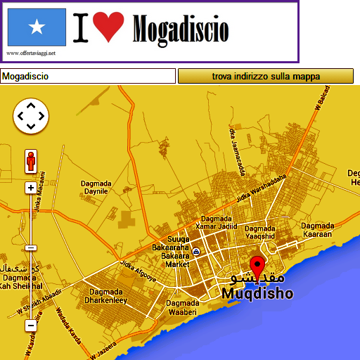 Mogadiscio map