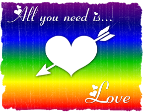 all you need is love red rainbow 2