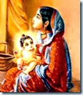 [Lord Chaitanya with mother]