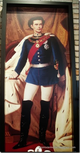 Retrato Luis II de Baviera. Castillo de Neuschwanstein - P9060282