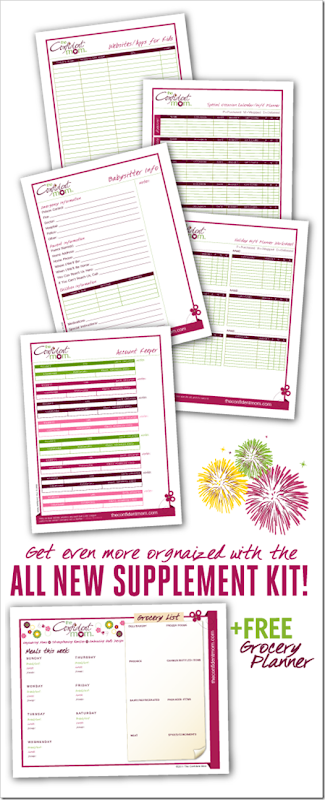 Organize Your Life - Weekly Household Planner